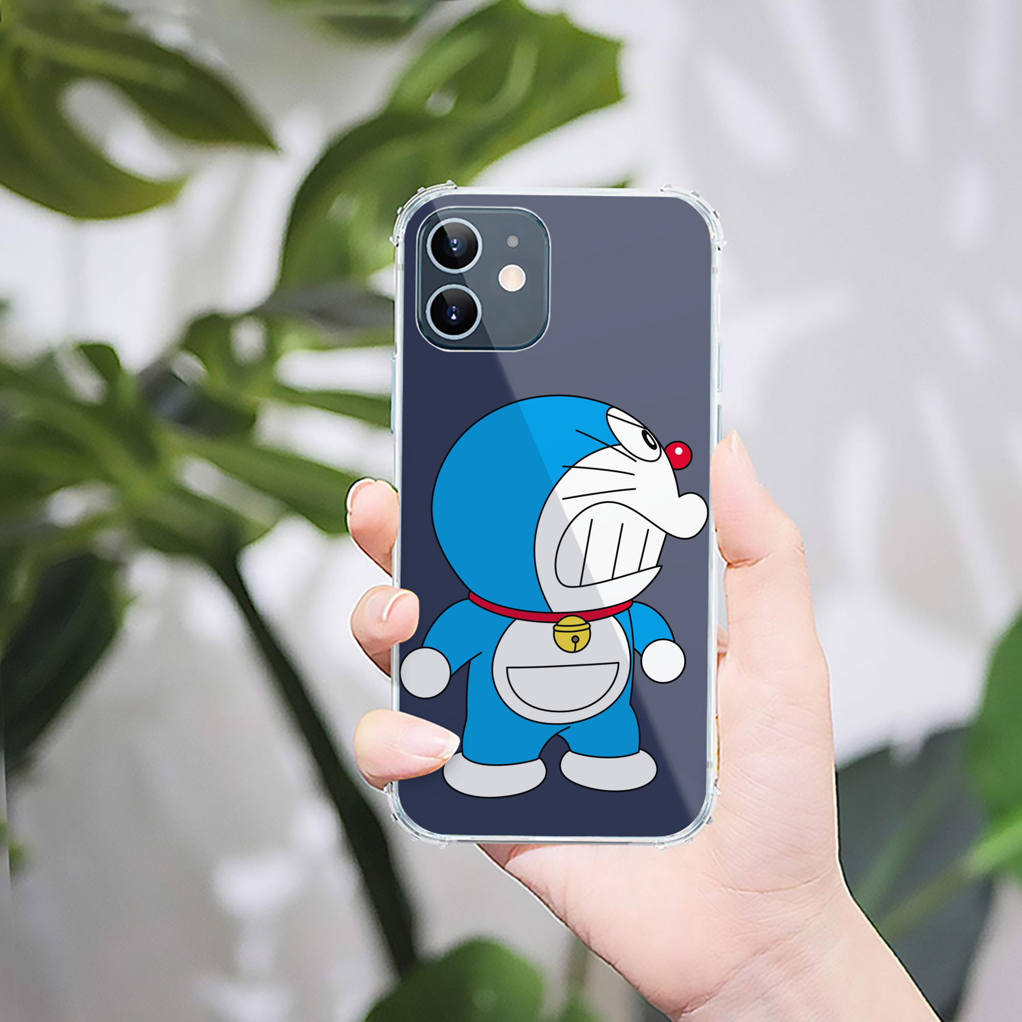 （画像用） ドラえもん Doraemon 【iPhone 12シリーズ対応】透明スマホケース（クリアソフトケース）